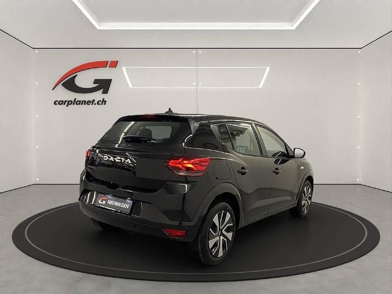 Neu Dacia Sandero Expression 91 PS (66 kW) 2025 Schwarz Limousine