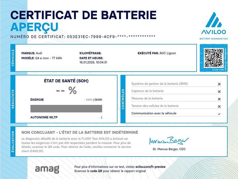 Gebraucht Audi Q4 e-tron Ambiente 250 kW (340 PS) 2024 Gletscherweiss metallic SUV