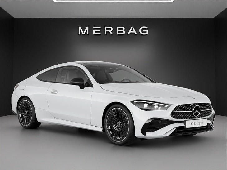 Neu Mercedes CLE300 258 PS (189 kW) 2025 Weiss Coupé