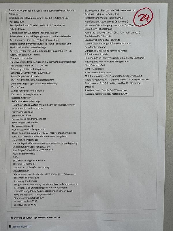 Gebraucht VW T6.1 150 PS (110 kW) 2024 Van