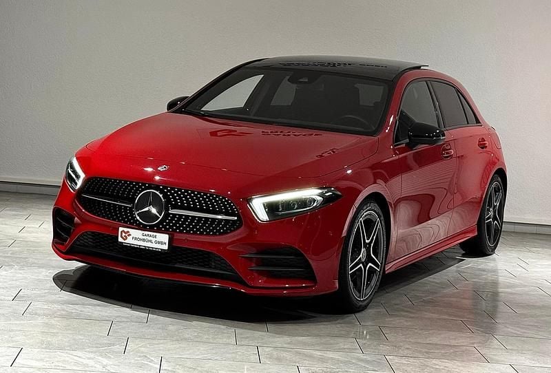 Gebraucht Mercedes A200 AMG line 163 PS (119 kW) 2018 Rot Limousine