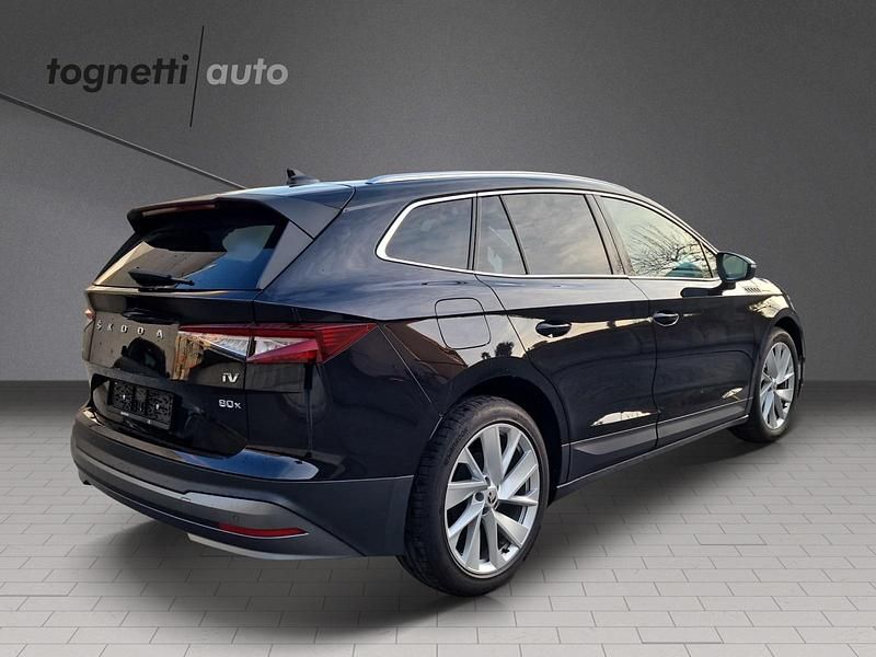 Gebraucht Skoda Enyaq iV 194 kW (265 PS) 2022 Schwarz SUV