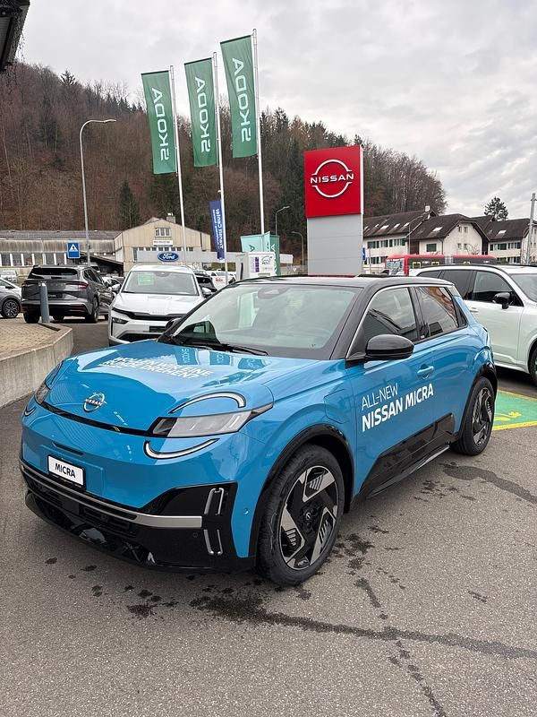 Neu Nissan Micra Evolve 110 kW (150 PS) 2025 Blau Limousine