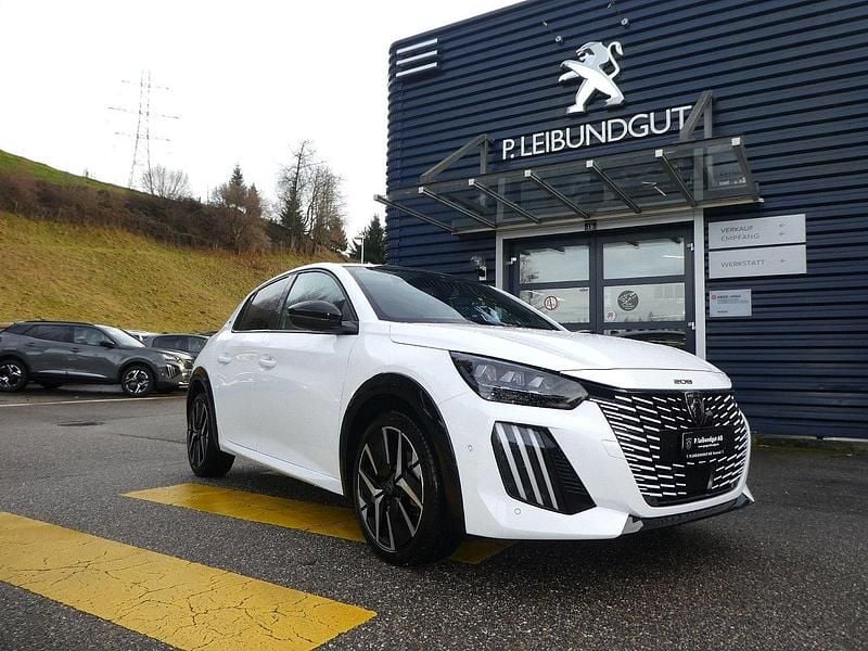 Weiss Gebraucht 2024 Peugeot 208 GT Kleinwagen | CHF 25’500 - Bild 1/4