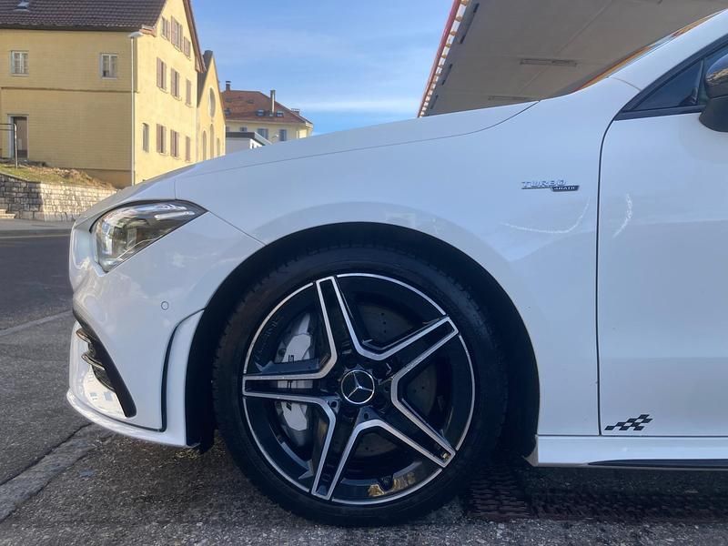 Gebraucht Mercedes CLA35 AMG Shooting Brake AMG 306 PS (225 kW) 2020 Weiss Kombi