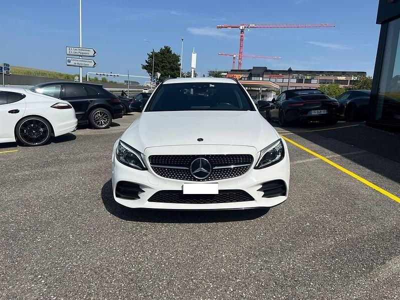 Gebraucht Mercedes C200 AMG line 184 PS (135 kW) 2019 Weiss Kombi