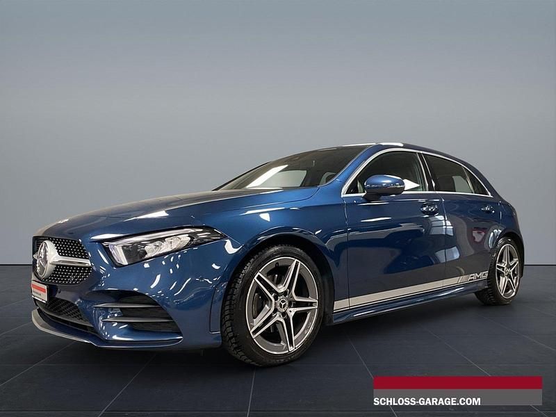 Gebraucht Mercedes A180 AMG line 136 PS (100 kW) 2021 Blau Limousine