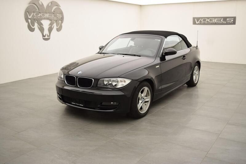 Schwarz Gebraucht 2008 BMW 120 Cabriolet Cabrio | CHF 12’800 - Bild 1/4