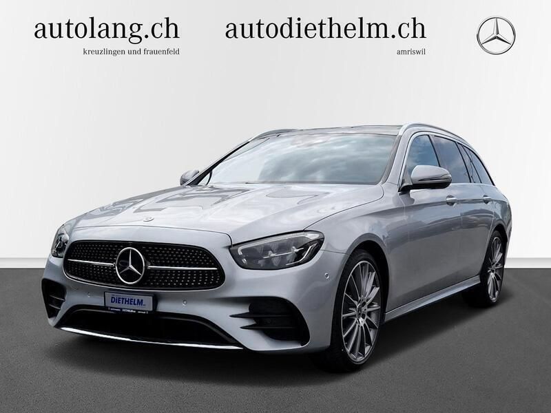 Silber Gebraucht 2022 Mercedes E220 AMG line Kombi | CHF 55’800 - Bild 1/4