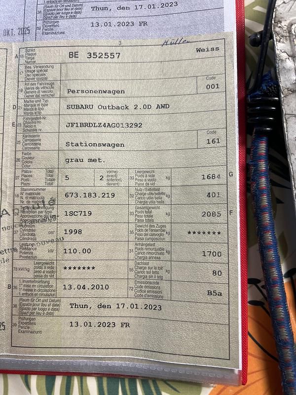 Gebraucht 2010 Subaru Outback | CHF 2’980 - Bild 1/1