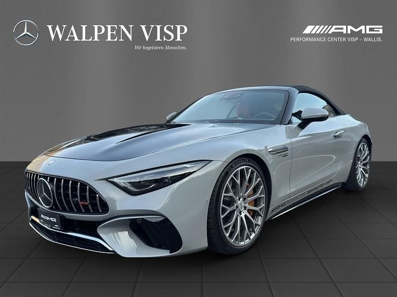 Grau Gebraucht 2022 Mercedes SL55 AMG AMG Cabrio | CHF 110’900 (Superpreis) - Bild 1/4