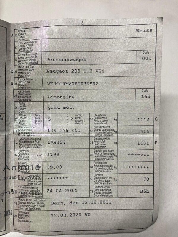Gebraucht Peugeot 208 82 PS (60 kW) 2014 Kleinwagen