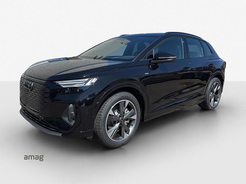 Mythosschwarz metallic Gebraucht 2025 Audi Q4 e-tron Basis SUV | CHF 53’900 (Superpreis) - Bild 1/4