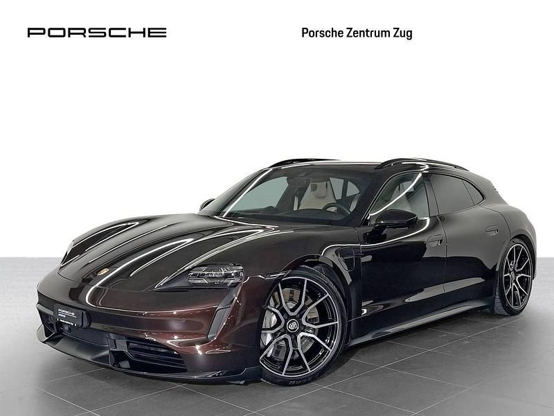 Gebraucht Porsche Taycan Sport Turismo 500 kW (680 PS) 2023 Braun Kombi