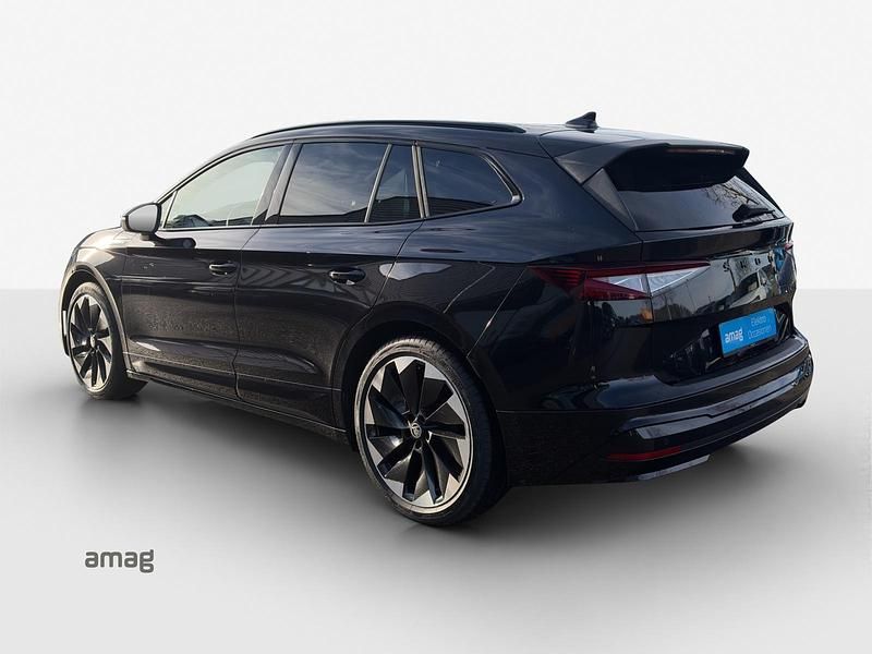 Gebraucht Skoda Enyaq iV SportLine 150 kW (204 PS) 2021 Magic schwarz, perleffekt SUV
