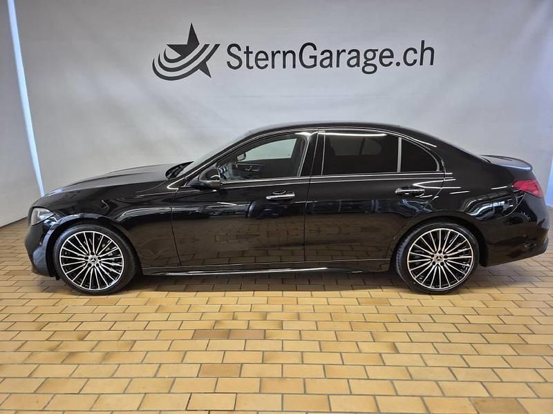 Neu Mercedes C200 AMG line 204 PS (150 kW) 2025 Schwarz Limousine