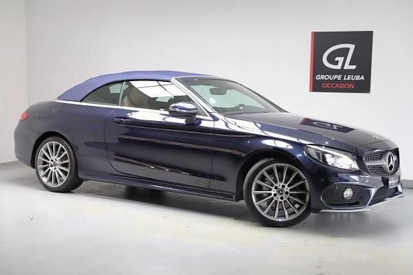 Blau Gebraucht 2017 Mercedes C200 AMG line Cabrio | CHF 29’900 (Fairer Preis) - Bild 1/4