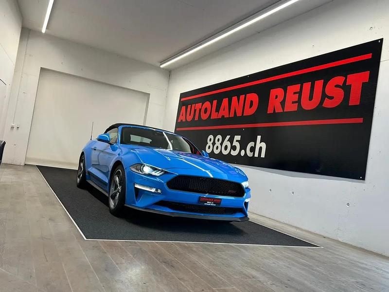 Blau Gebraucht 2025 Ford Mustang GT Convertible Cabrio | CHF 52’940 (Superpreis) - Bild 1/4