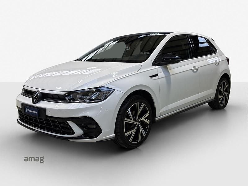 Gebraucht VW Polo R-line 95 PS (69 kW) 2022 Pure white  schwarz Kleinwagen