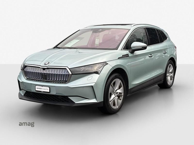 Gebraucht Skoda Enyaq iV 194 kW (265 PS) 2022 Arctic silber, metallic SUV