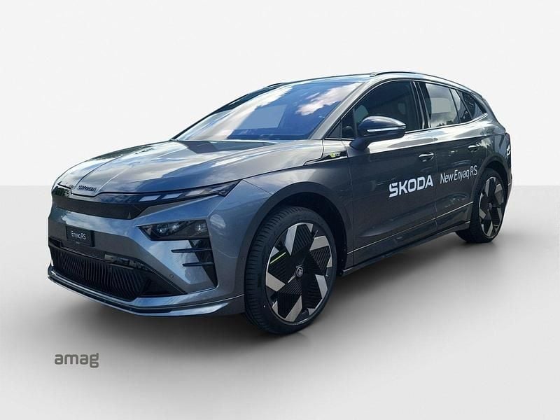 Neu Skoda Enyaq iV RS 250 kW (340 PS) 2025 Moon weiss, metallic SUV