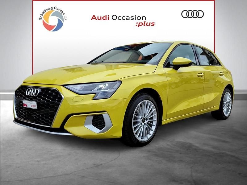 Gelb Gebraucht 2022 Audi A3 Advanced Limousine | CHF 35’600 (Etwas zu teuer) - Bild 1/4