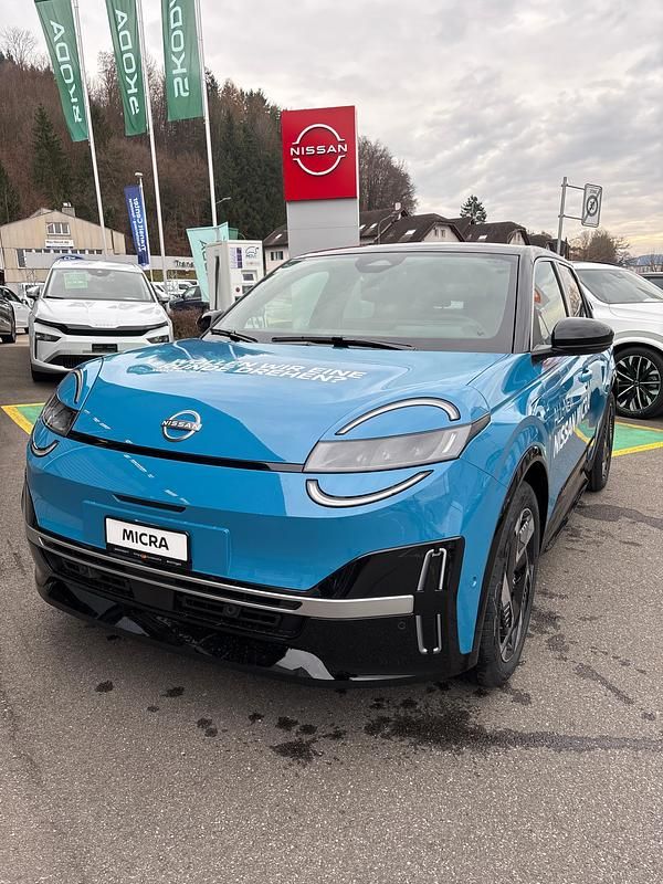 Neu Nissan Micra Evolve 110 kW (150 PS) 2025 Blau Limousine