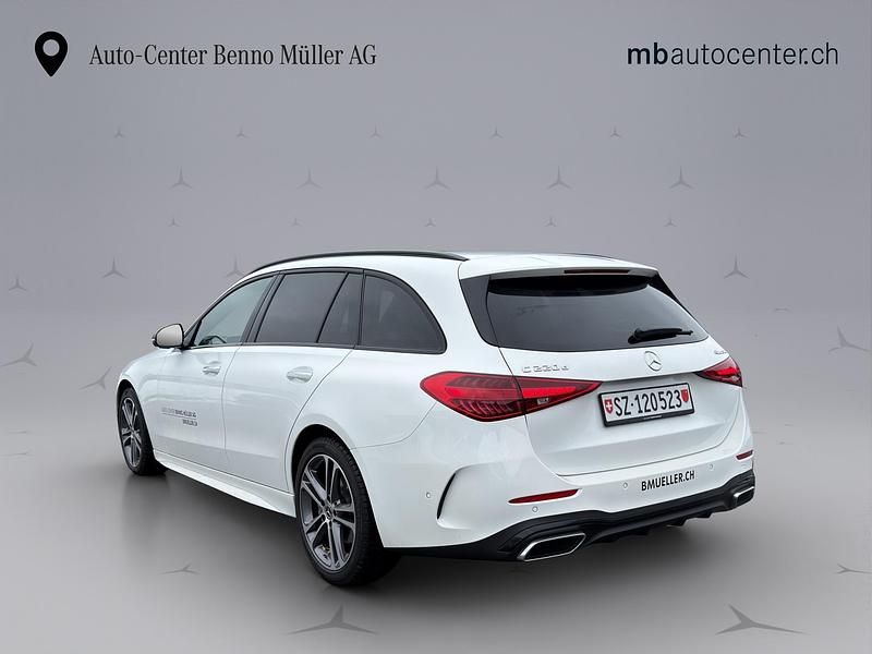 Gebraucht Mercedes C220 AMG line 220 PS (161 kW) 2024 Weiss Kombi