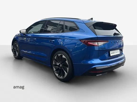 Gebraucht Skoda Enyaq iV SportLine 194 kW (265 PS) 2021 Race blau, metallic SUV