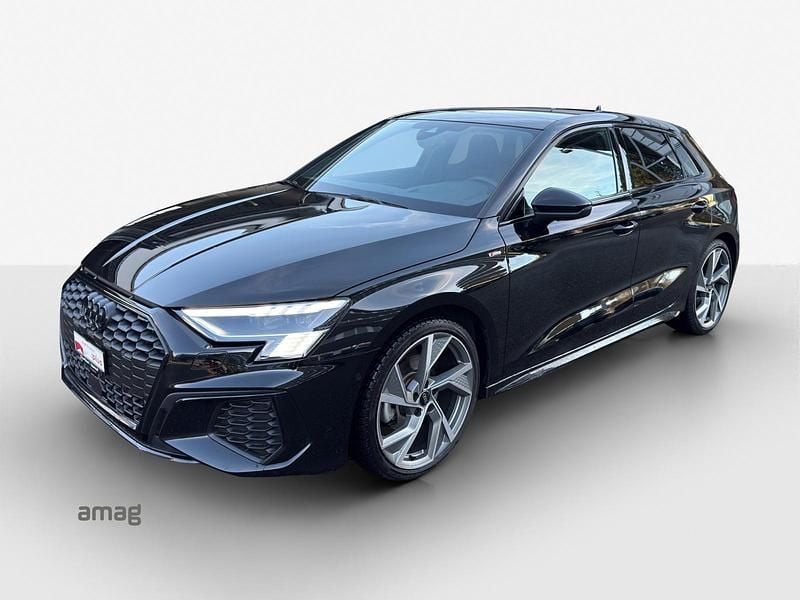 Mythosschwarz metallic Gebraucht 2024 Audi A3 S-Line Limousine | CHF 48’900 - Bild 1/4