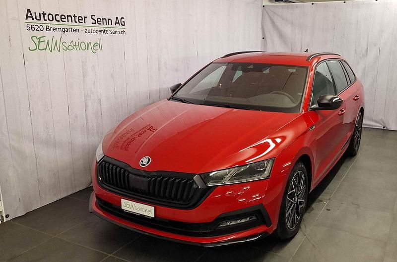Gebraucht Skoda Octavia SportLine 190 PS (139 kW) 2024 Rot Kombi