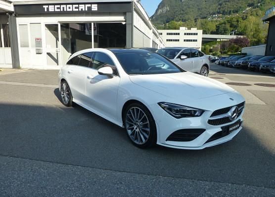 Gebraucht Mercedes CLA250 Shooting Brake AMG line 224 PS (164 kW) 2020 Weiss Kombi