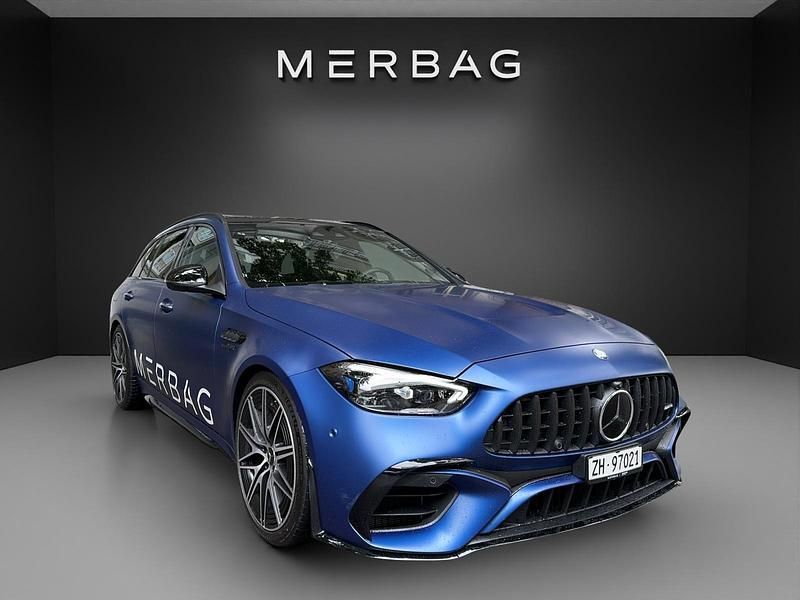 Blau Gebraucht 2023 Mercedes C63S AMG AMG Kombi | CHF 89’900 (Fairer Preis) - Bild 1/4