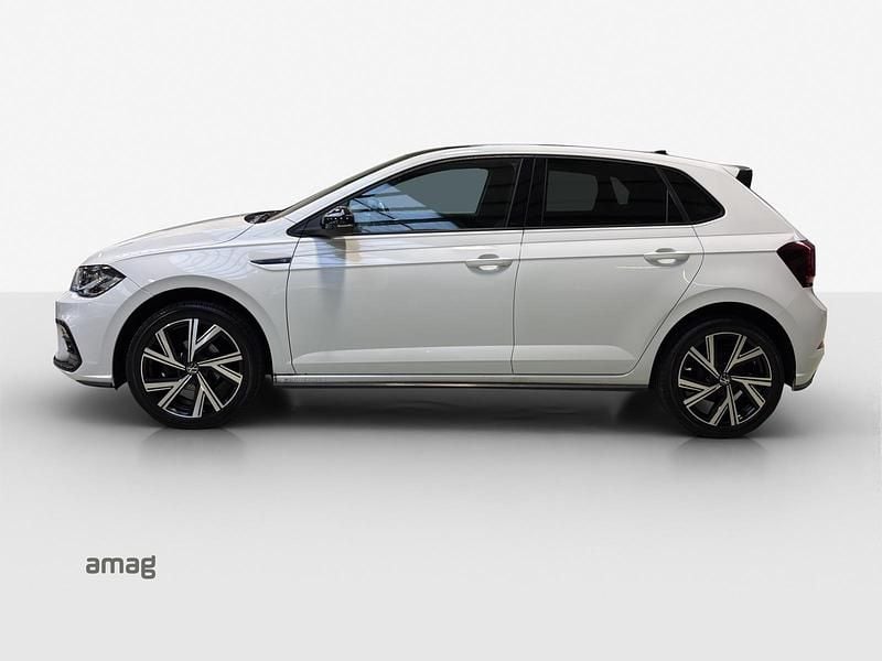 Gebraucht VW Polo R-line 95 PS (69 kW) 2022 Pure white  schwarz Kleinwagen