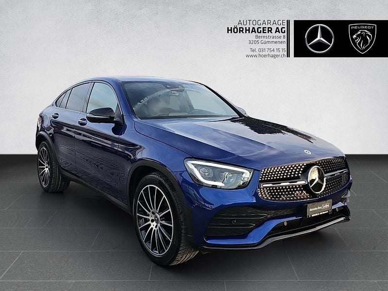 Blau Gebraucht 2022 Mercedes GLC300 AMG line Coupé | CHF 49’800 (Fairer Preis) - Bild 1/4