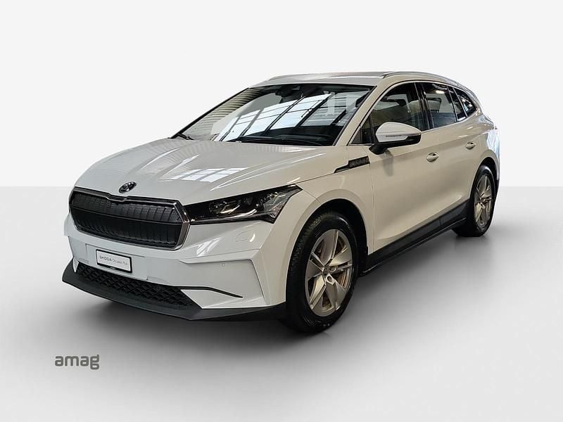 Moon weiss, metallic Gebraucht 2021 Skoda Enyaq iV SUV | CHF 19’900 (Superpreis) - Bild 1/4
