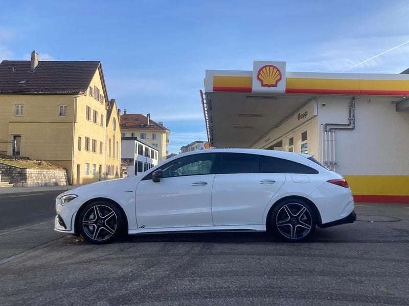 Gebraucht Mercedes CLA35 AMG Shooting Brake AMG 306 PS (225 kW) 2020 Weiss Kombi