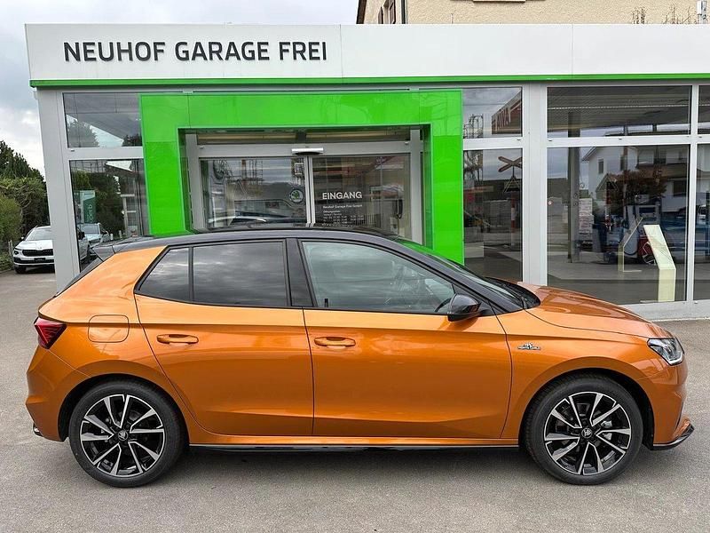 Neu Skoda Fabia Monte Carlo 116 PS (85 kW) 2025 Orange Kleinwagen