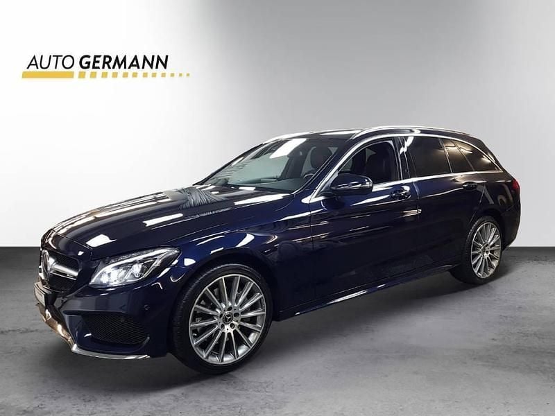 Gebraucht Mercedes C250 AMG line 204 PS (150 kW) 2017 Blau Kombi