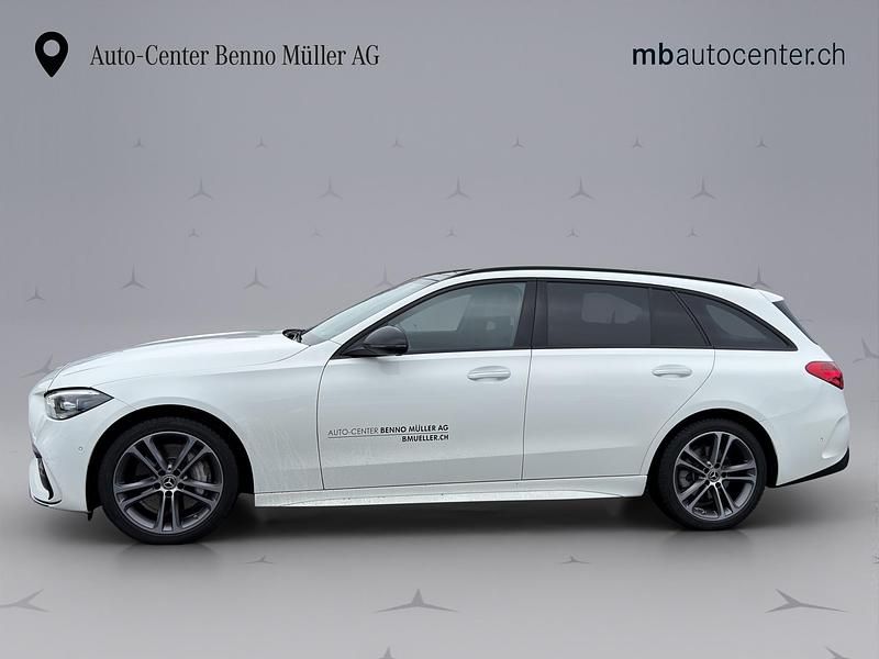 Gebraucht Mercedes C220 AMG line 220 PS (161 kW) 2024 Weiss Kombi
