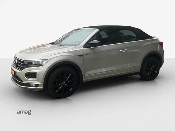 Ivory silver metallic Gebraucht 2021 VW T-Roc Cabriolet R-line Cabrio | CHF 25’990 (Fairer Preis) - Bild 1/4