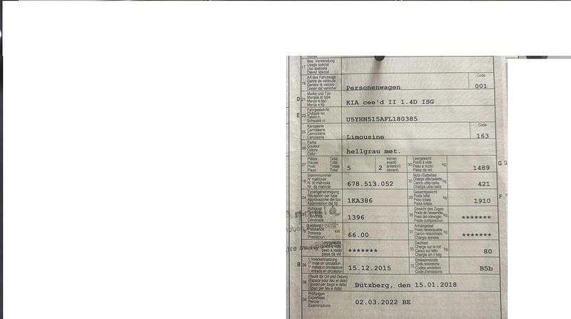 Gebraucht Kia Ceed 90 PS (66 kW) 2015 Kleinwagen