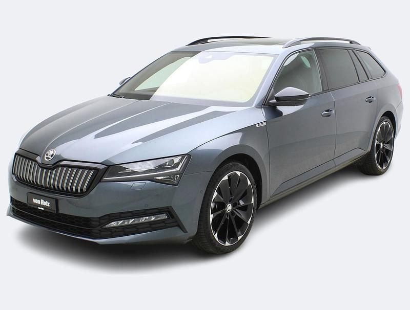 Grau Gebraucht 2021 Skoda Superb SportLine Kombi | CHF 27’890 (Teuer) - Bild 1/4