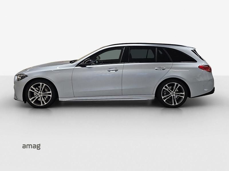 Gebraucht Mercedes C220 AMG line 200 PS (147 kW) 2022 Silber Kombi