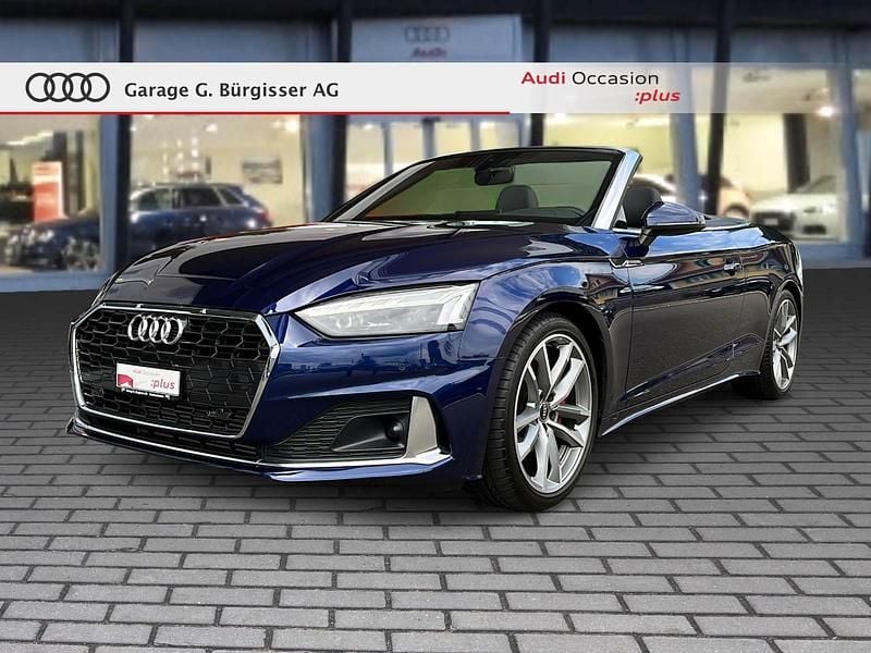 Blau Gebraucht 2024 Audi A5 Cabriolet Advanced Cabrio | CHF 50’540 (Guter Preis) - Bild 1/4