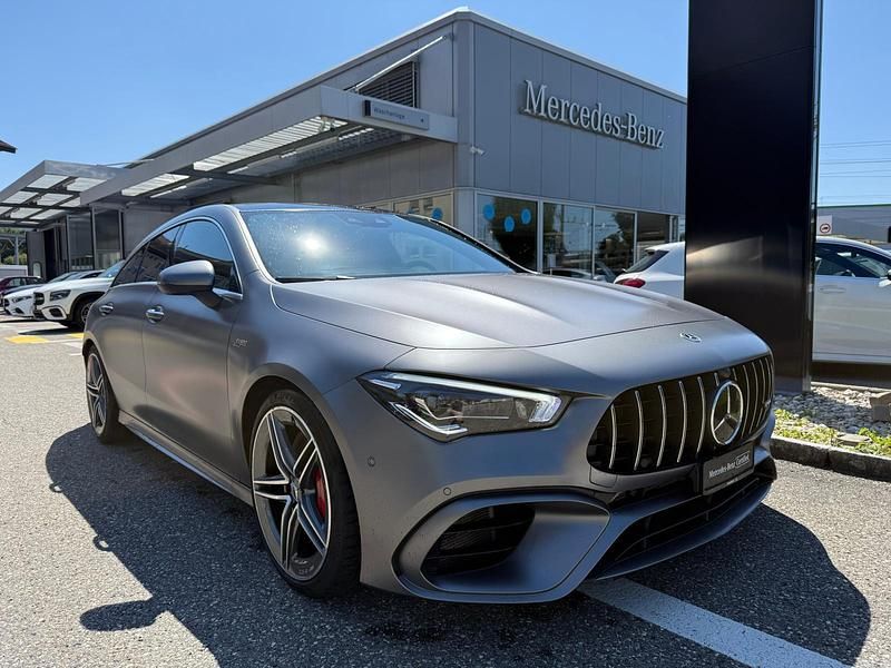 Gebraucht Mercedes CLA45 AMG Shooting Brake AMG 422 PS (310 kW) 2021 Grau Kombi