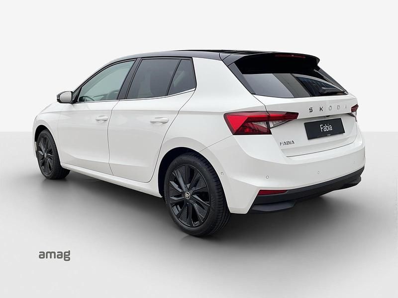 Gebraucht Skoda Fabia Selection 116 PS (85 kW) 2024 Candy weiss, spez./schw. dach Kleinwagen