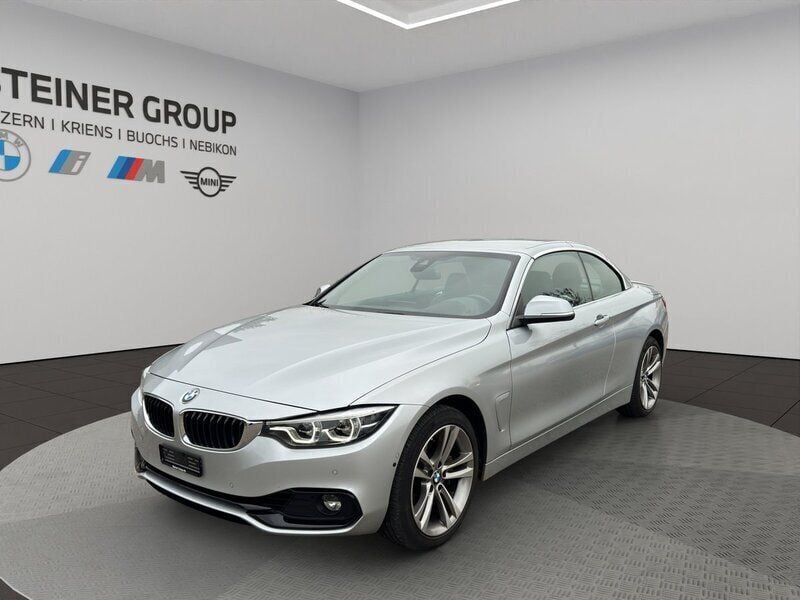 Silber Gebraucht 2019 BMW 440 Sport Line Cabrio | CHF 29’900 (Superpreis) - Bild 1/4