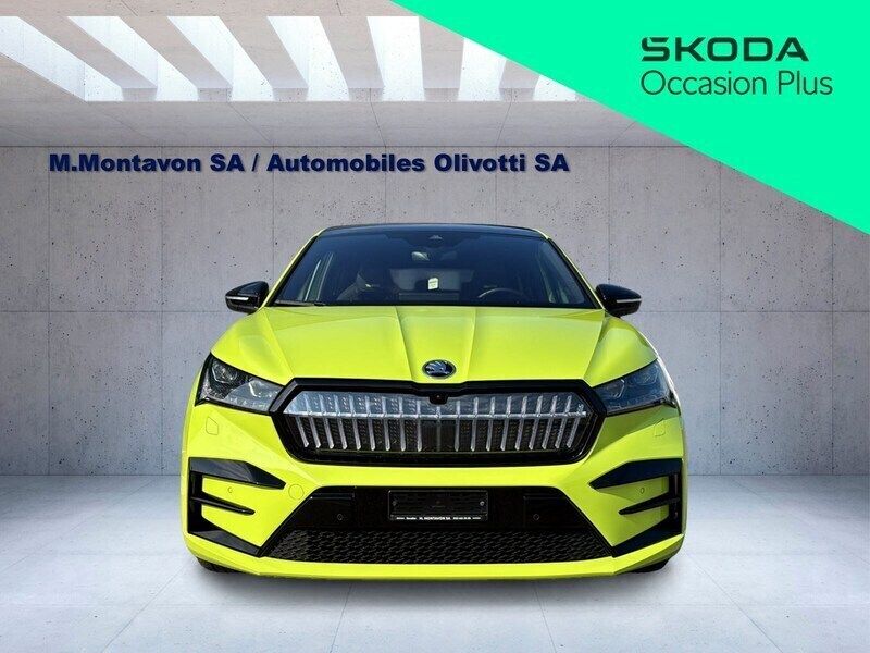 Gebraucht Skoda Enyaq iV RS 219 kW (299 PS) 2022 Grün SUV