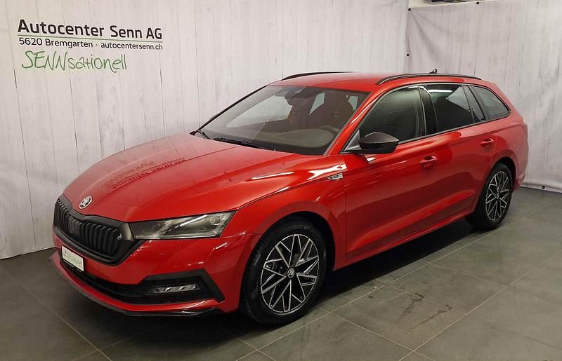 Rot Gebraucht 2024 Skoda Octavia SportLine Kombi | CHF 44’460 (Teuer) - Bild 1/4